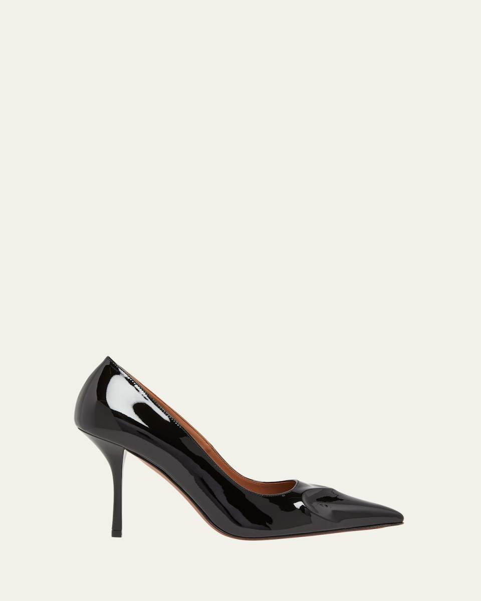 Patent Leather 3D Coeur Pumps